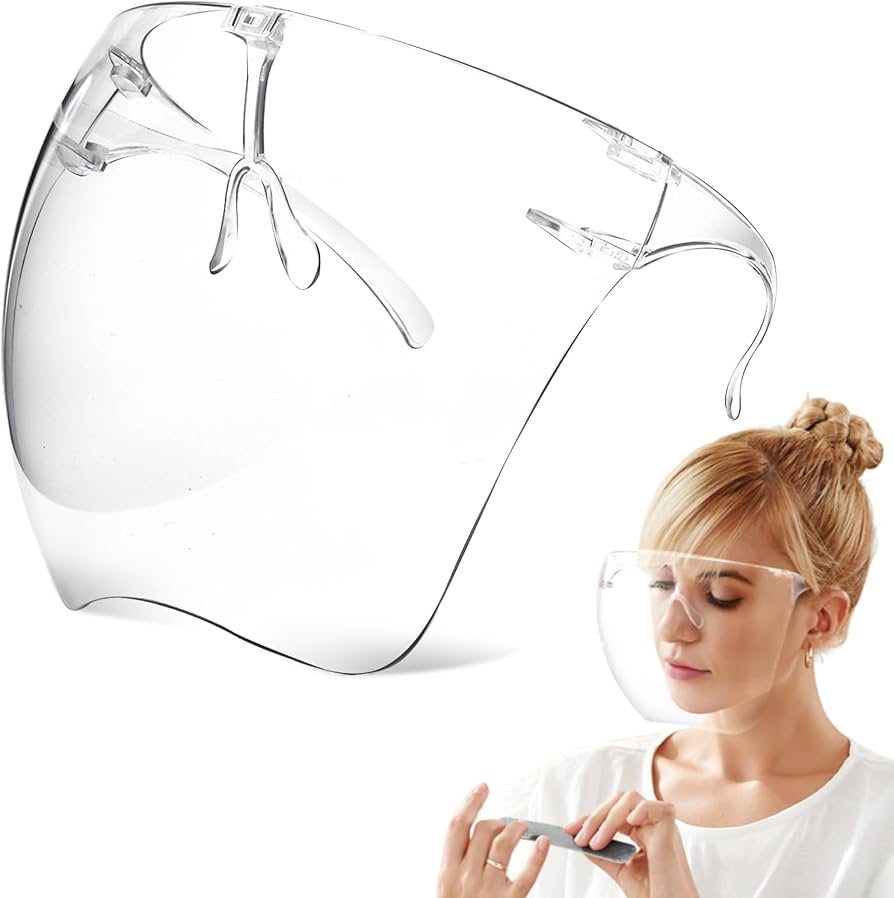 Nail Dust Plastic Face Mask