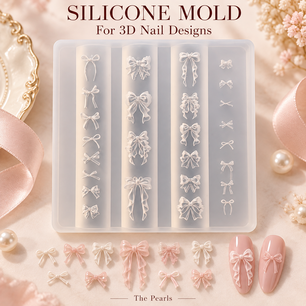 3D Design Nail Art Silicone Mold, Nail Art Design, Nail Art Decorations