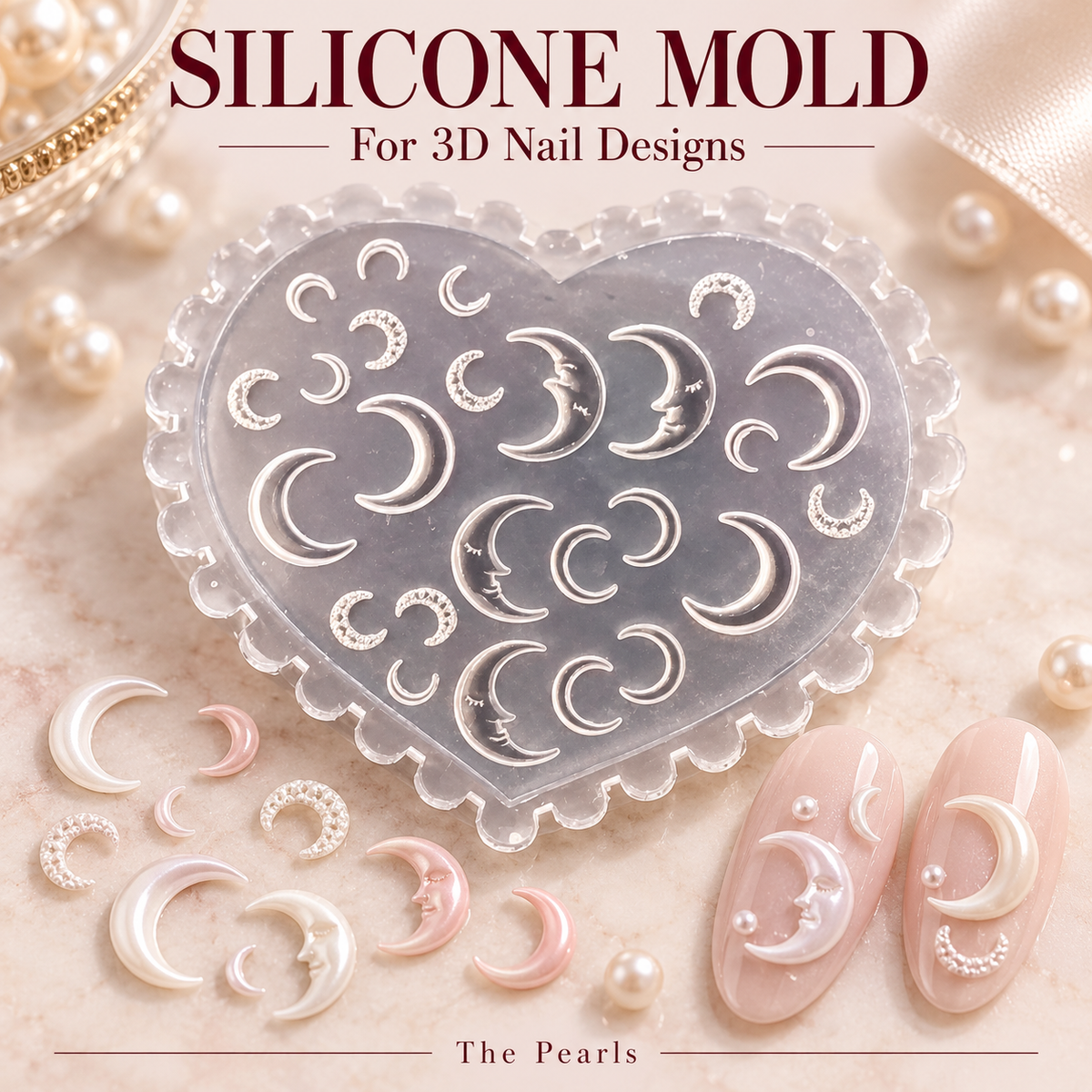 3D Design Nail Art Silicone Mold, Nail Art Design, Nail Art Decorations