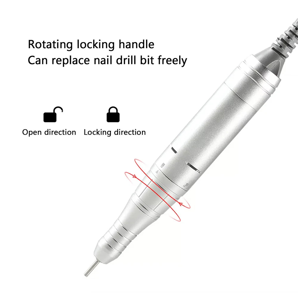 High Quality Slim Cordless Rechargeable Nail Drill Machine