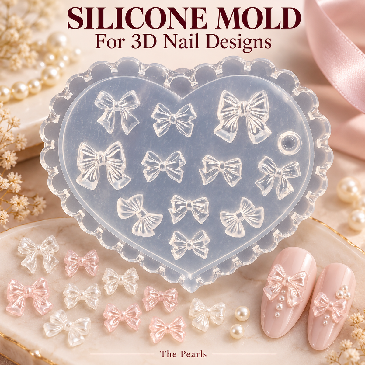 3D Design Nail Art Silicone Mold, Nail Art Design, Nail Art Decorations
