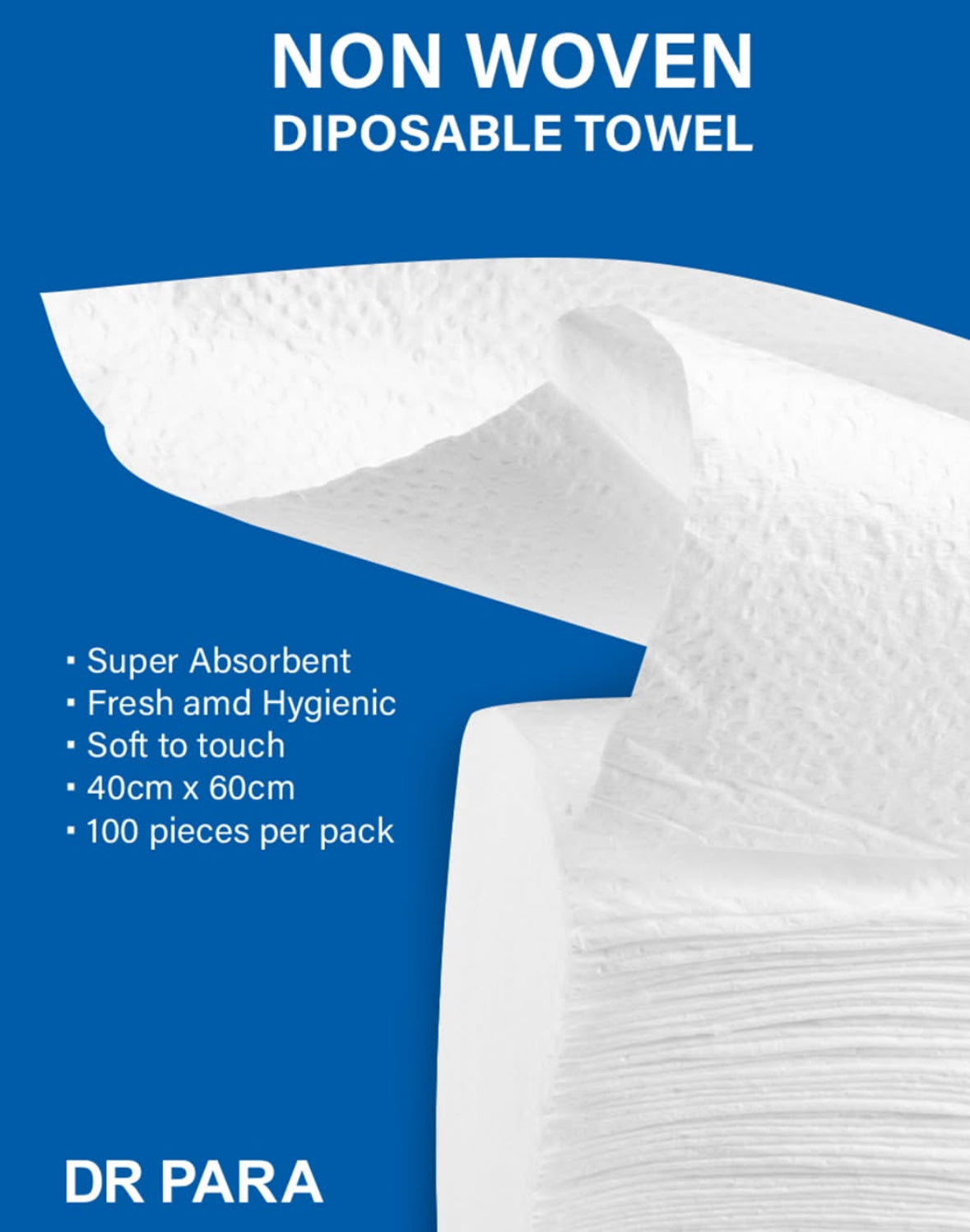 Dr Para-Disposable Towel 100pcs