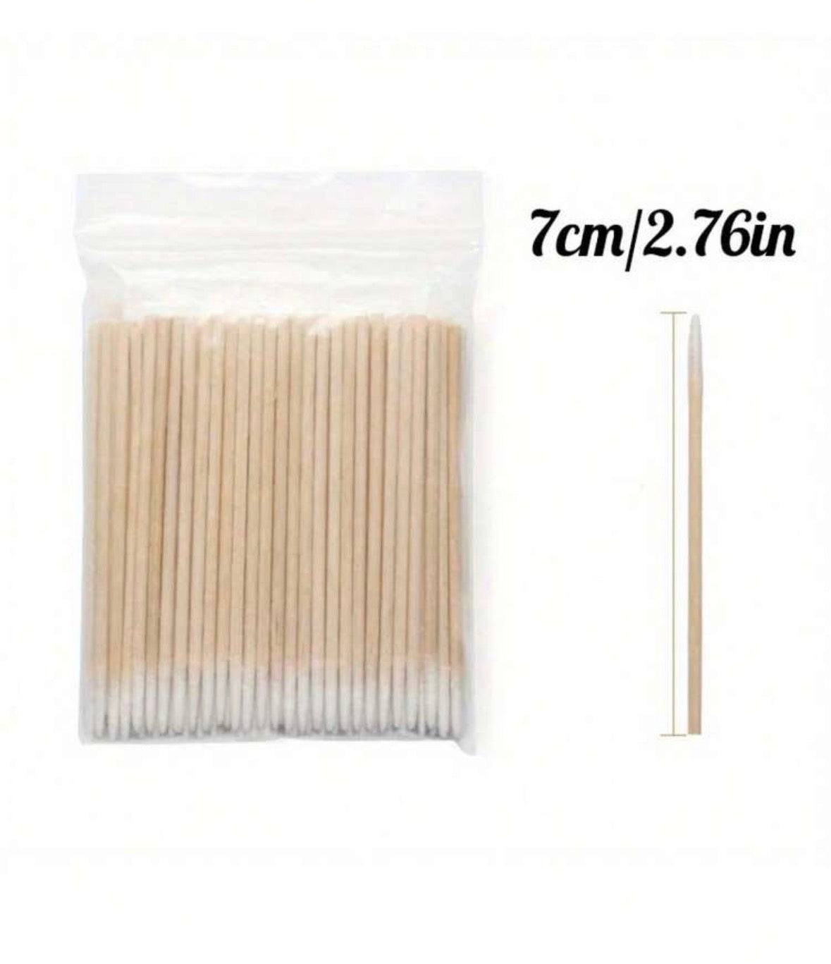 Wood Cotton Sticks-100pcs