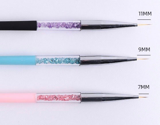 Nail Art Liner Brushes Set 3 pcs