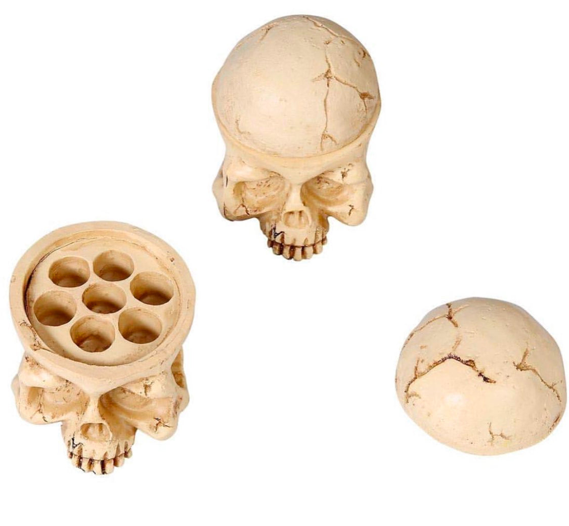 Skull Tattoo Ink Cup Holder