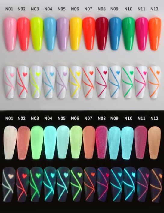 Fluorescent Liner Gel Polish(10ml)