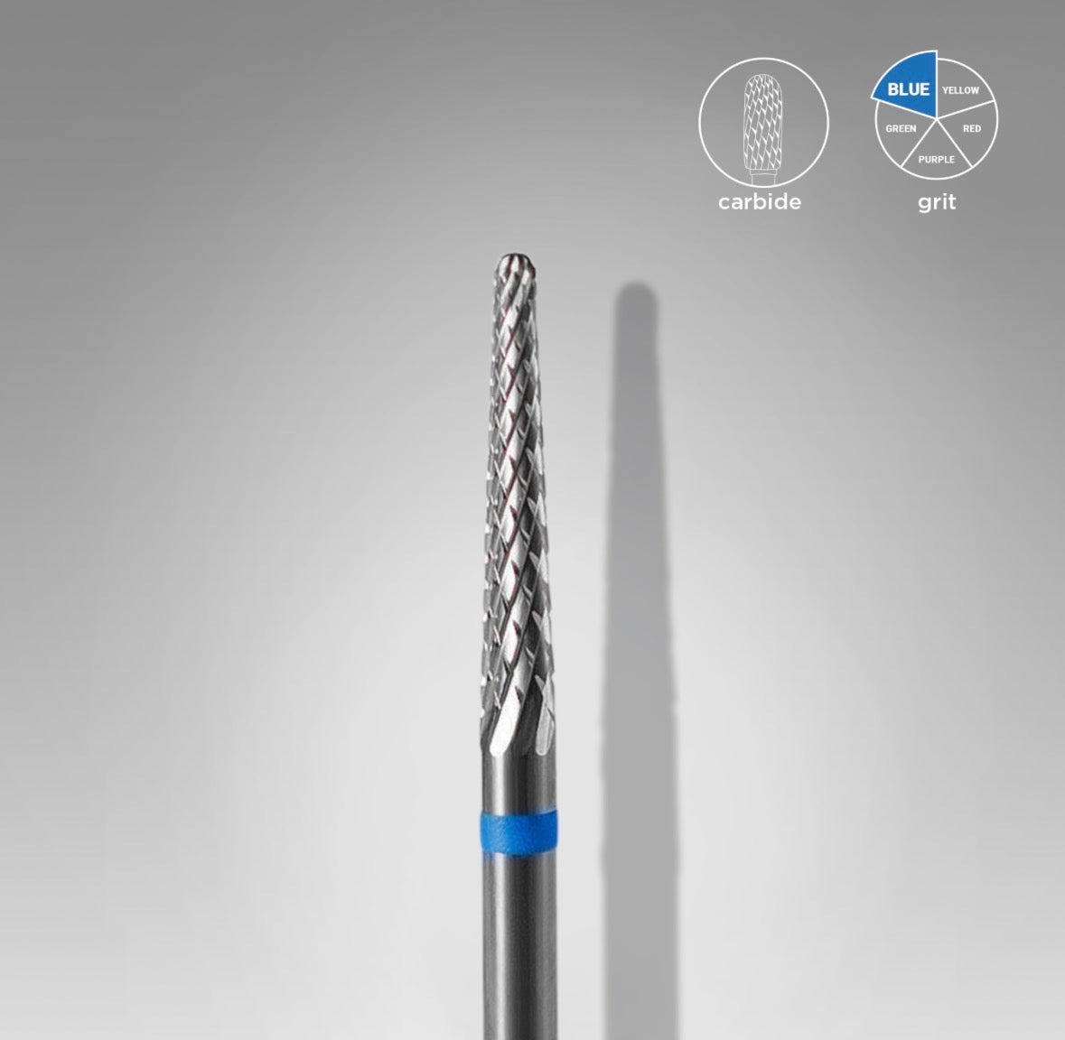 18 Carbide nail drill bit cone blue EXPERT head diameter 2,3 mm / working part 14 mm