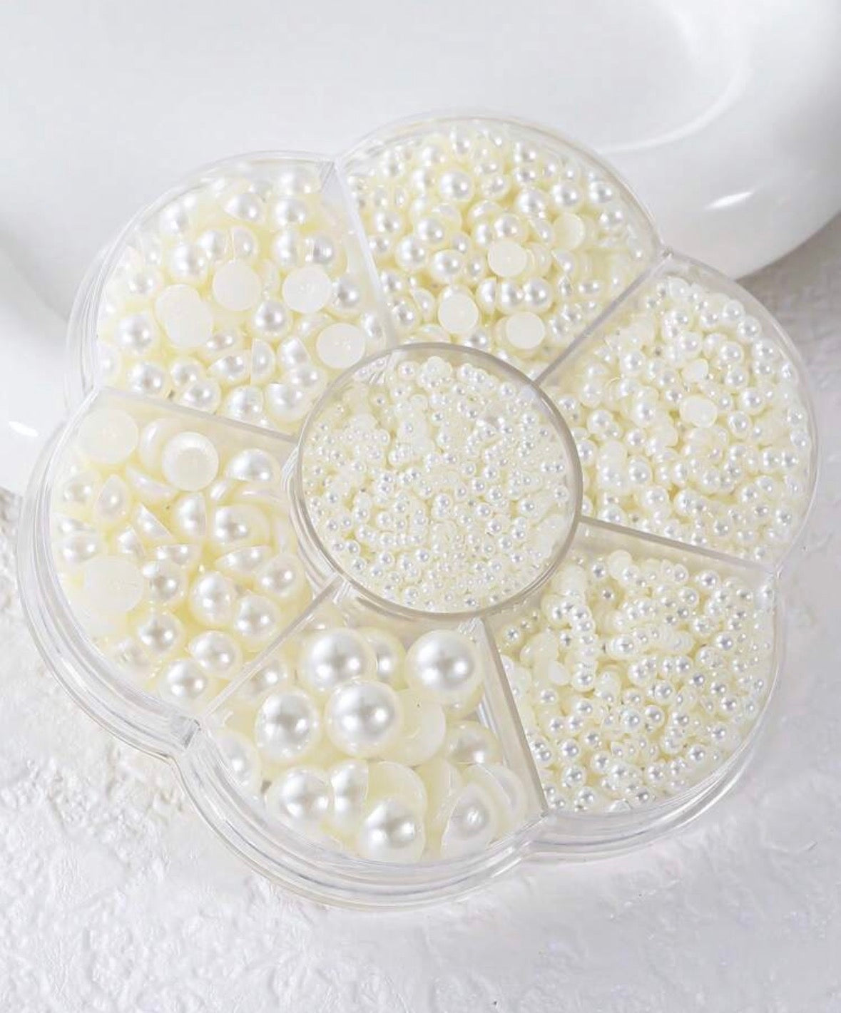 Pearl Nail art Decoration, Half Round Pearl Accessories for Nails