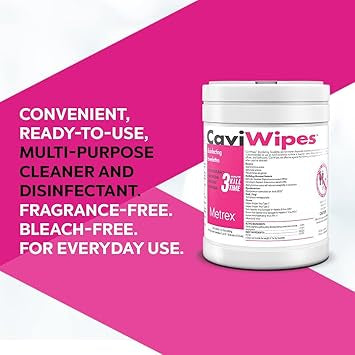 CaviWipes Disinfecting Antibacterial Wipes