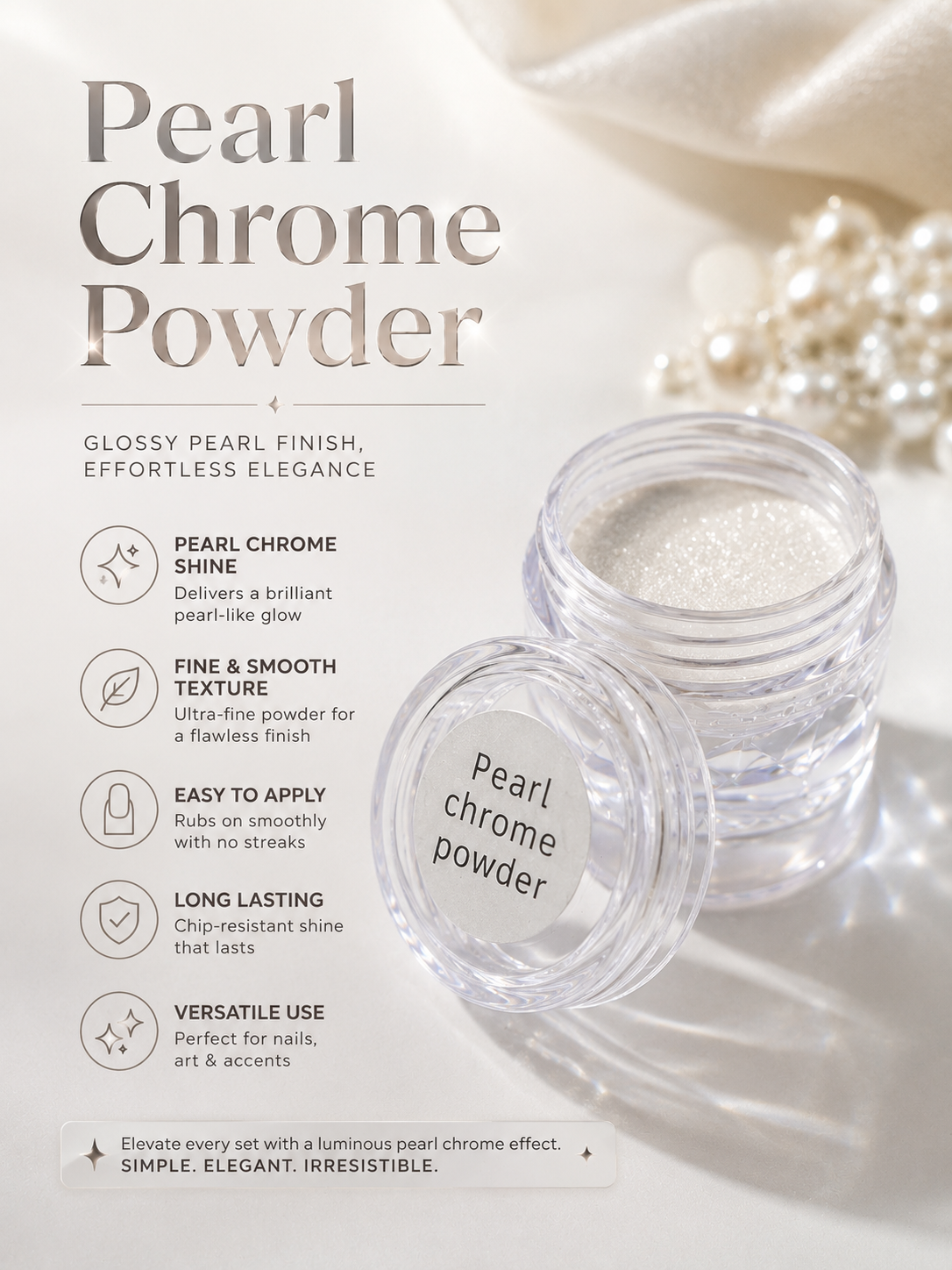 Pearl Chrome Powder