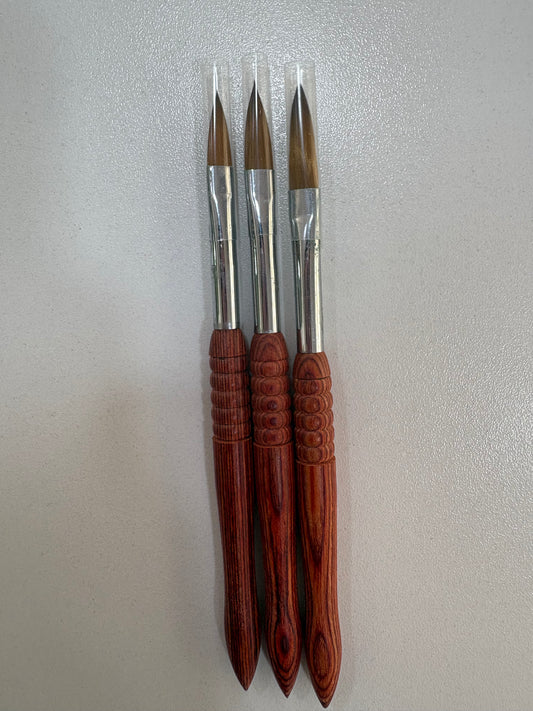 Acrylic Brushes Set 3pcs