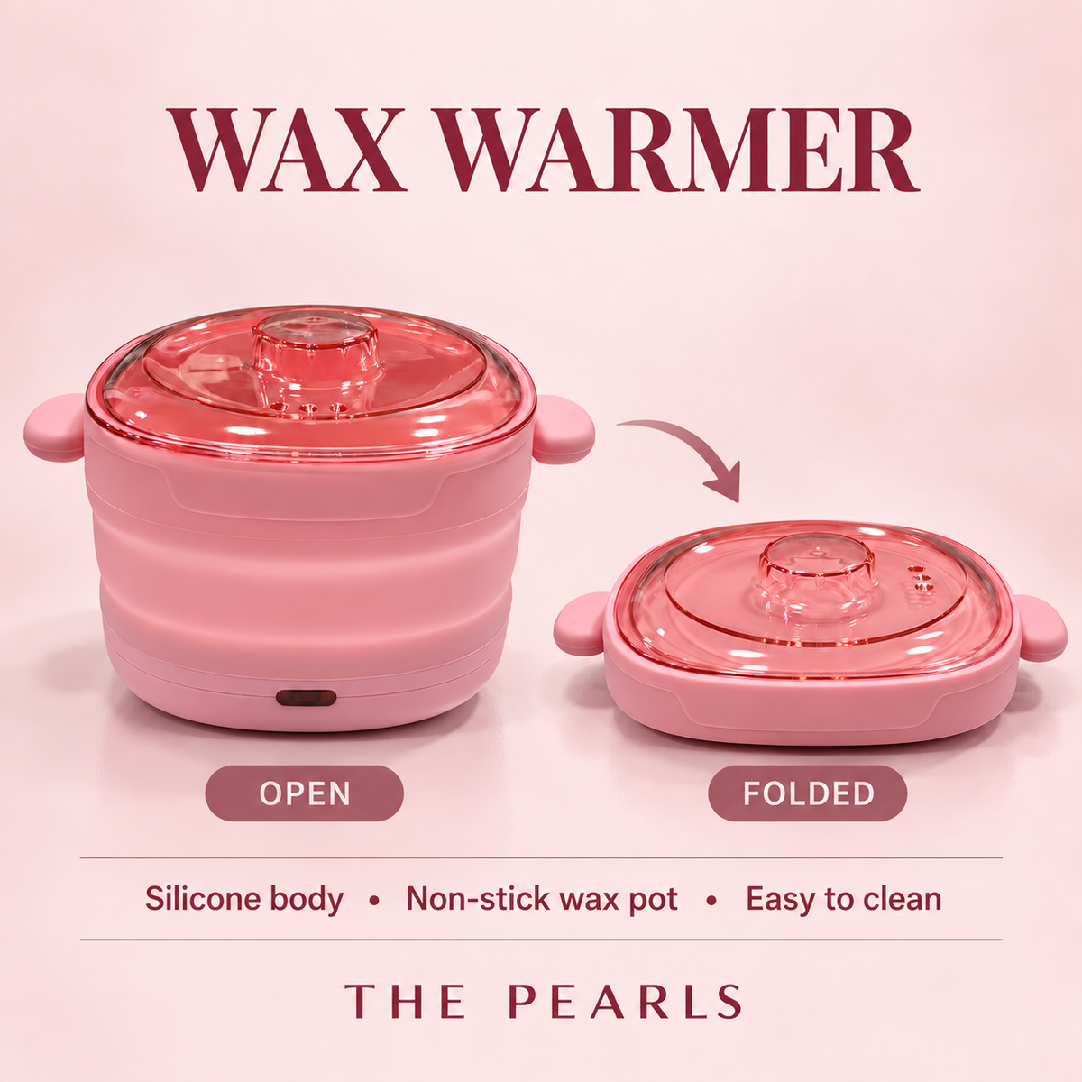 Silicone Foldable Wax Warmer Machine