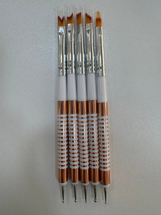 Nail Art Brushes Set 5pcs