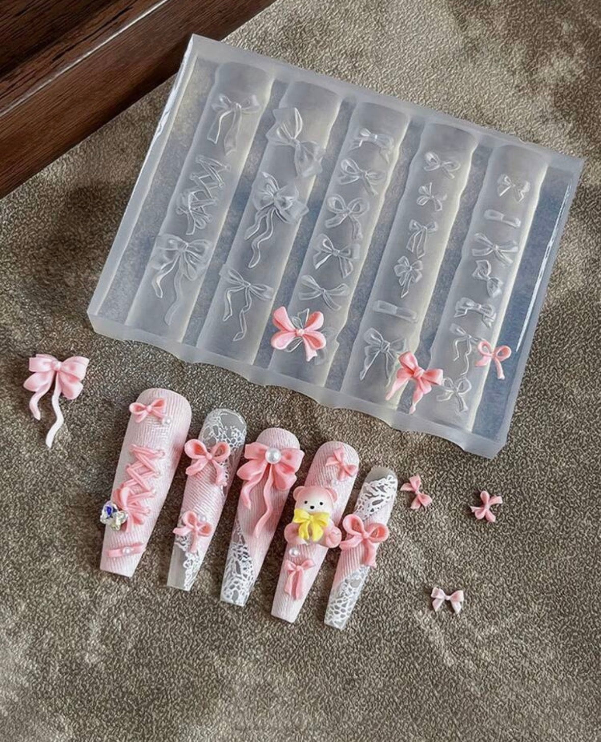 3D Nail Art Silicone Mold, Nail Art Design, Nail Art Decorations