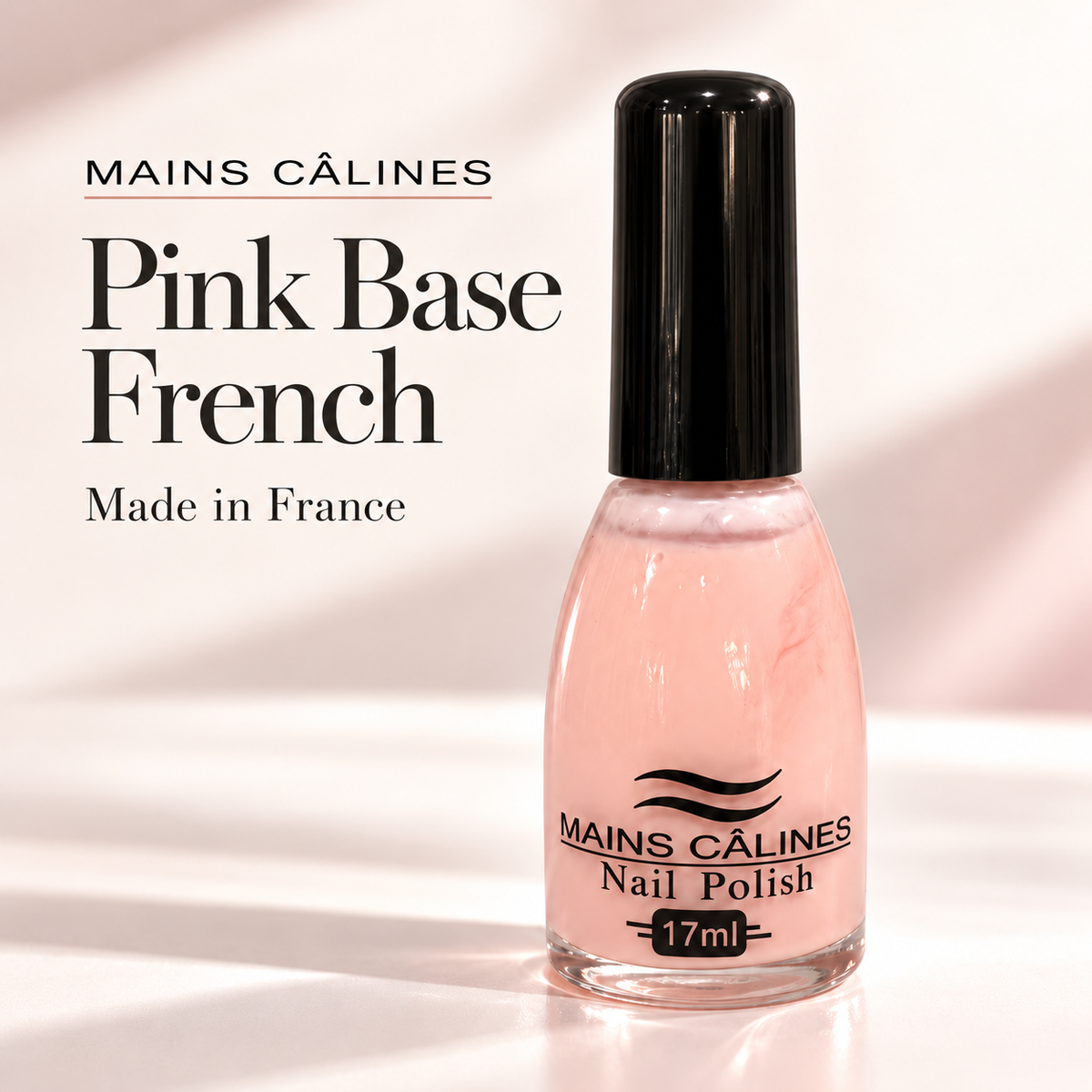 Mains Câlines Nail Polish-Pink Base French