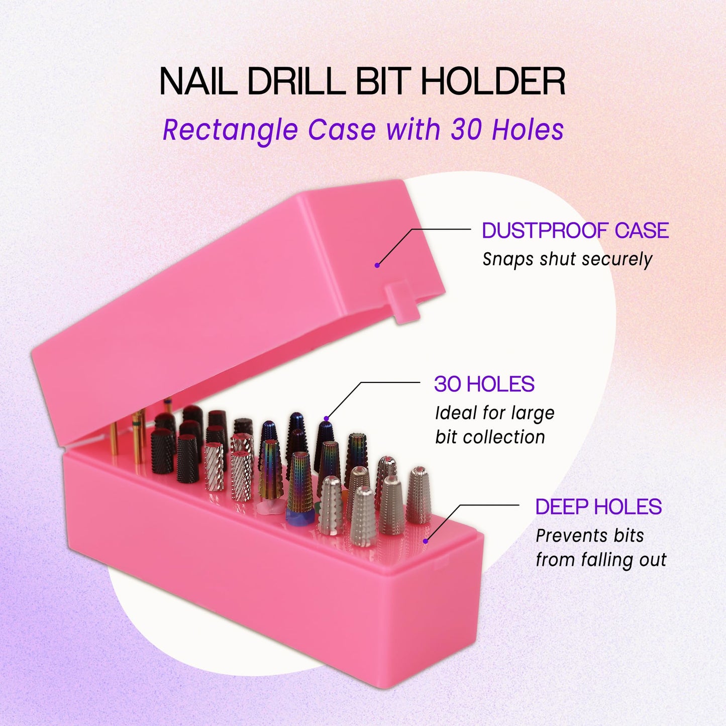Nail Drill Bits Holder