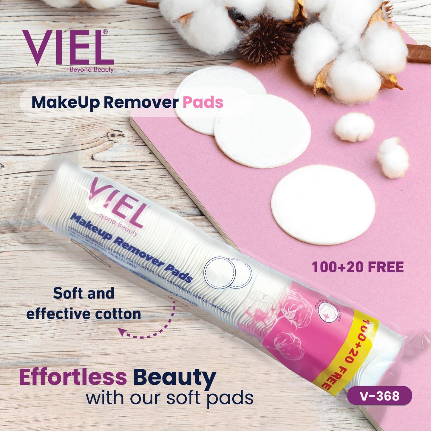 Makeup remover pads