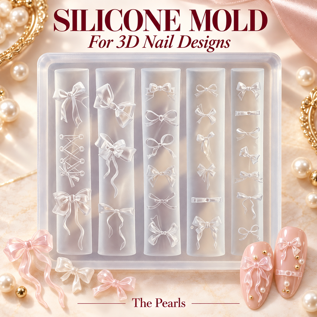 3D Design Nail Art Silicone Mold, Nail Art Design, Nail Art Decorations