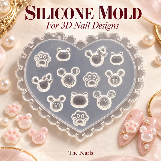 3D Design Nail Art Silicone Mold, Nail Art Design, Nail Art Decorations