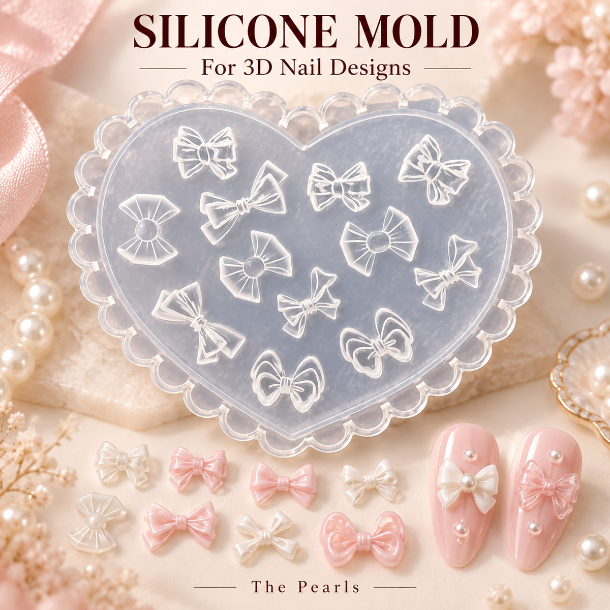3D Design Nail Art Silicone Mold, Nail Art Design, Nail Art Decorations