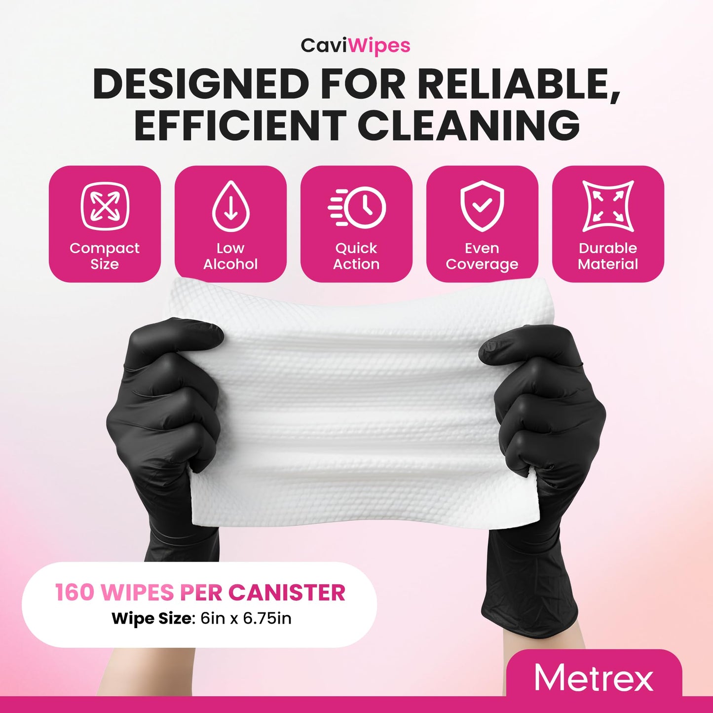 CaviWipes Disinfecting Antibacterial Wipes