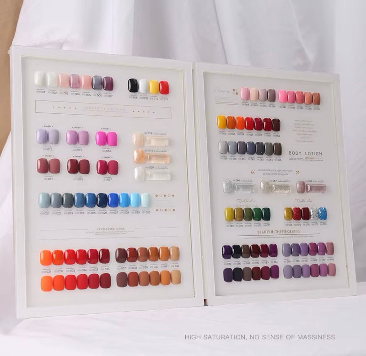 Klana Professional Set 90 colors Gel Polish + Color Display Palette