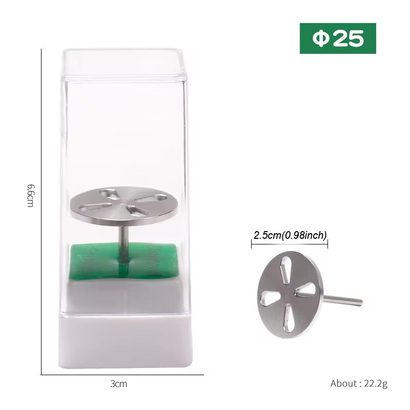 Round Thick Stainless Steel Pedicure Drill Bit Metal Disk for electric Drill Machine Callus Remover Foot Drill
