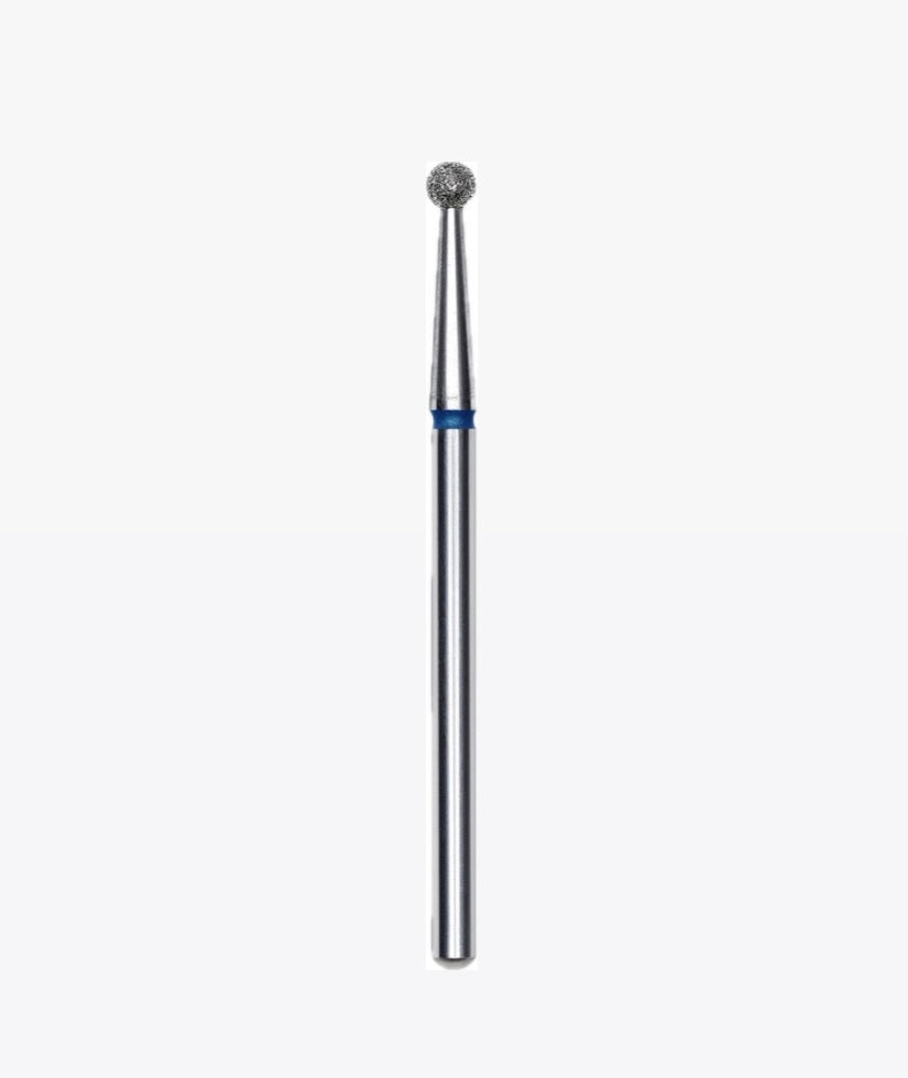 4 Diamond nail drill bit ball blue EXPERT head diameter 2,5 mm