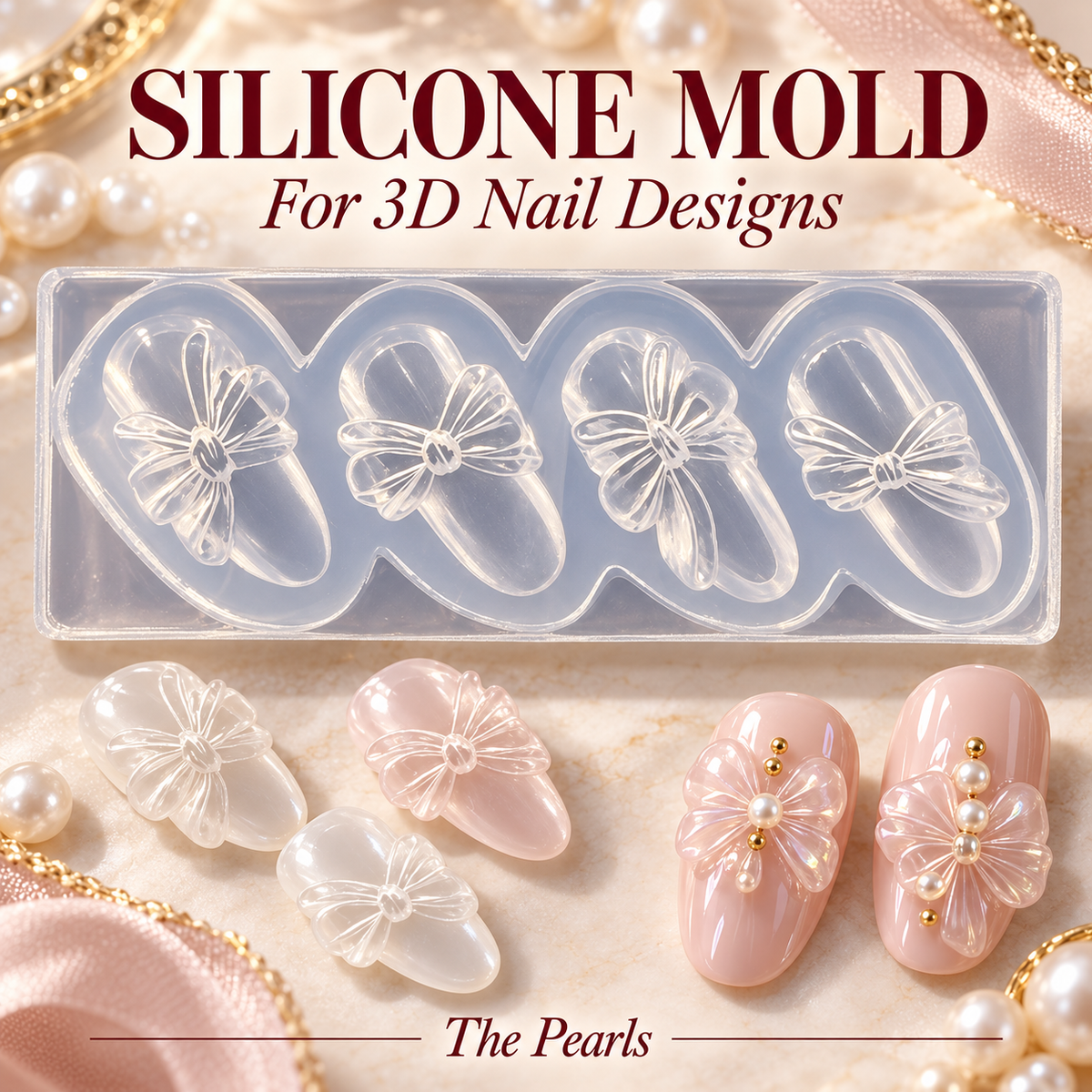 3D Design Nail Art Silicone Mold, Nail Art Design, Nail Art Decorations