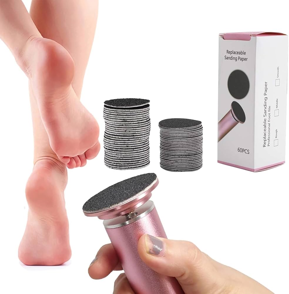 Replaceable Sanding Paper Nail & Foot Care Diamond Disk Nail Drill Bit Dead Skin Callus remover