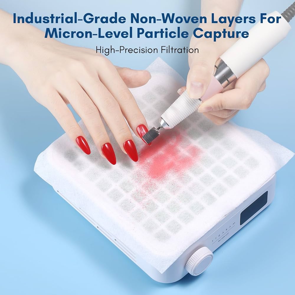 Nail Dust Collector Filter Paper Disposable Napkins Dust Collection