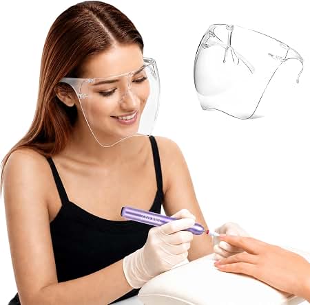 Nail Dust Plastic Face Mask