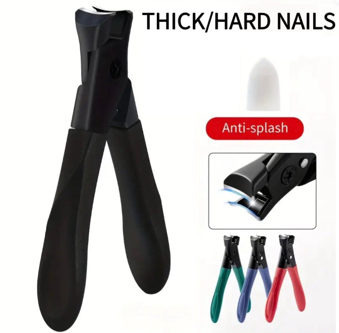 Nail Clipper Thick Nails, Fake Nails Cutter, Gel Extensions Nails Cutter