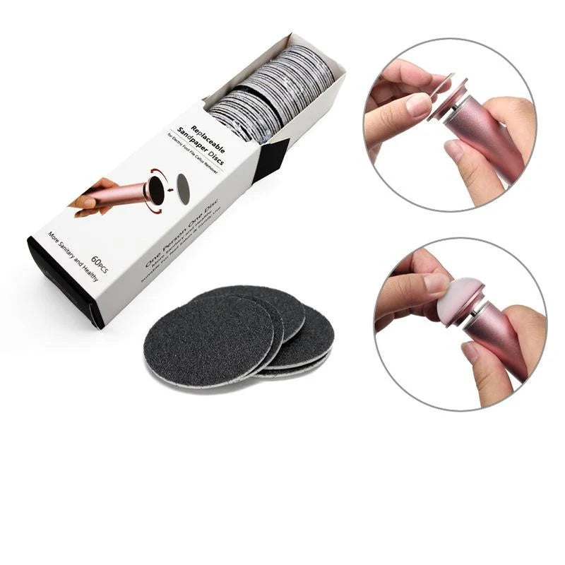 Replaceable Sanding Paper Nail & Foot Care Diamond Disk Nail Drill Bit Dead Skin Callus remover
