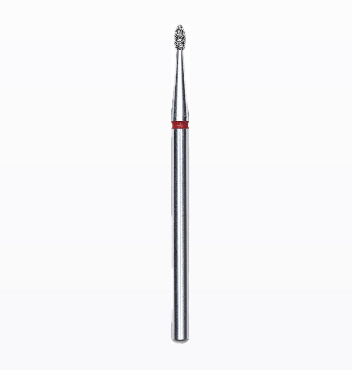 3 Diamond nail drill bit rounded bud red EXPERT head diameter 1,6 mm / working part 3,4 mm