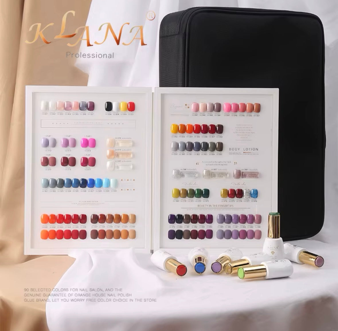 Klana Professional Set 90 colors Gel Polish + Color Display Palette