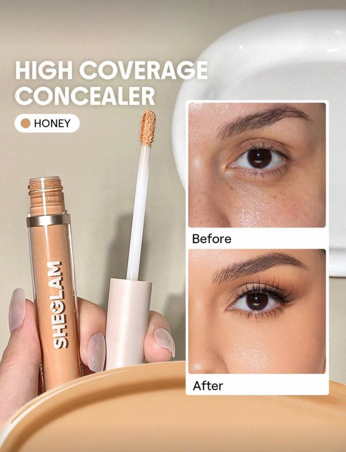 SHEGLAM like magic 12Hr Full Coverage Concealer Matte