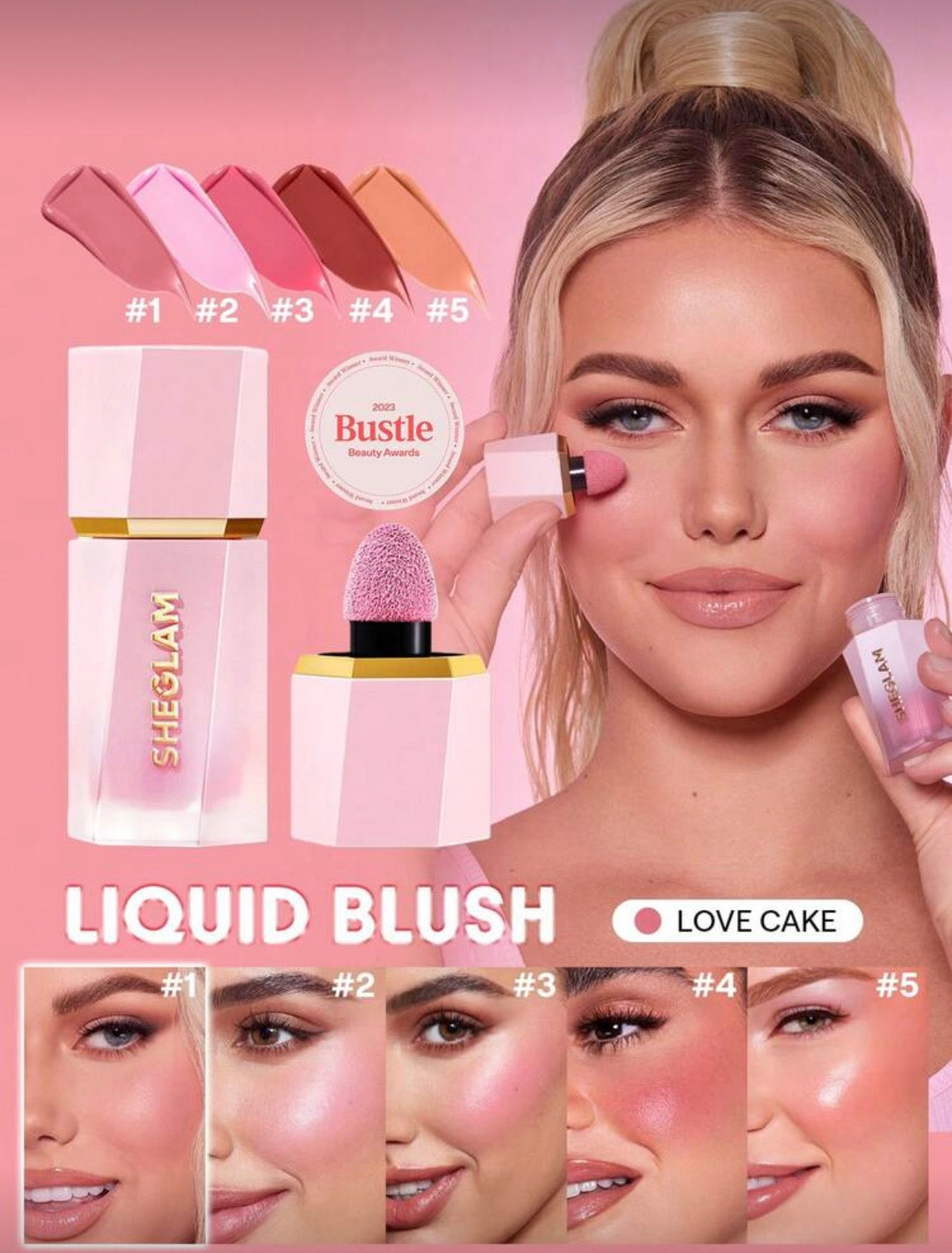 SHEGLAM liquid blush matte