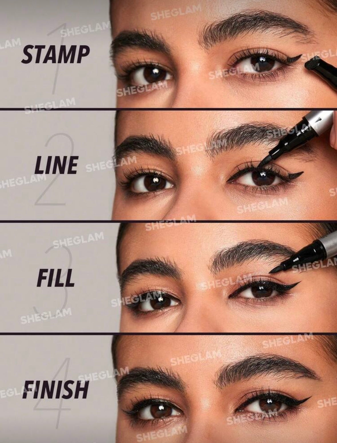 SHEGLAM wing it waterproof eyeliner duo 2in1
