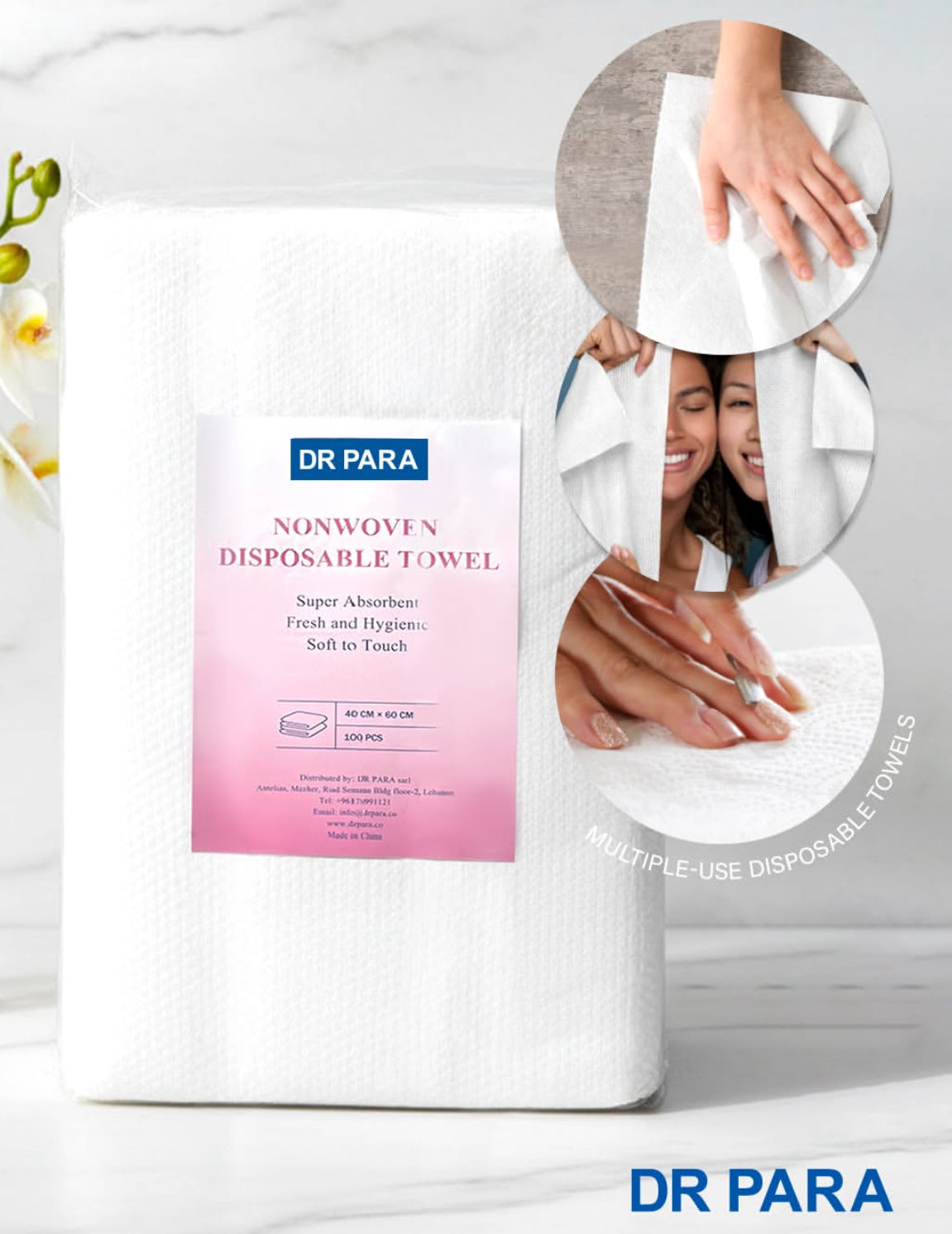 Dr Para-Disposable Towel 100pcs