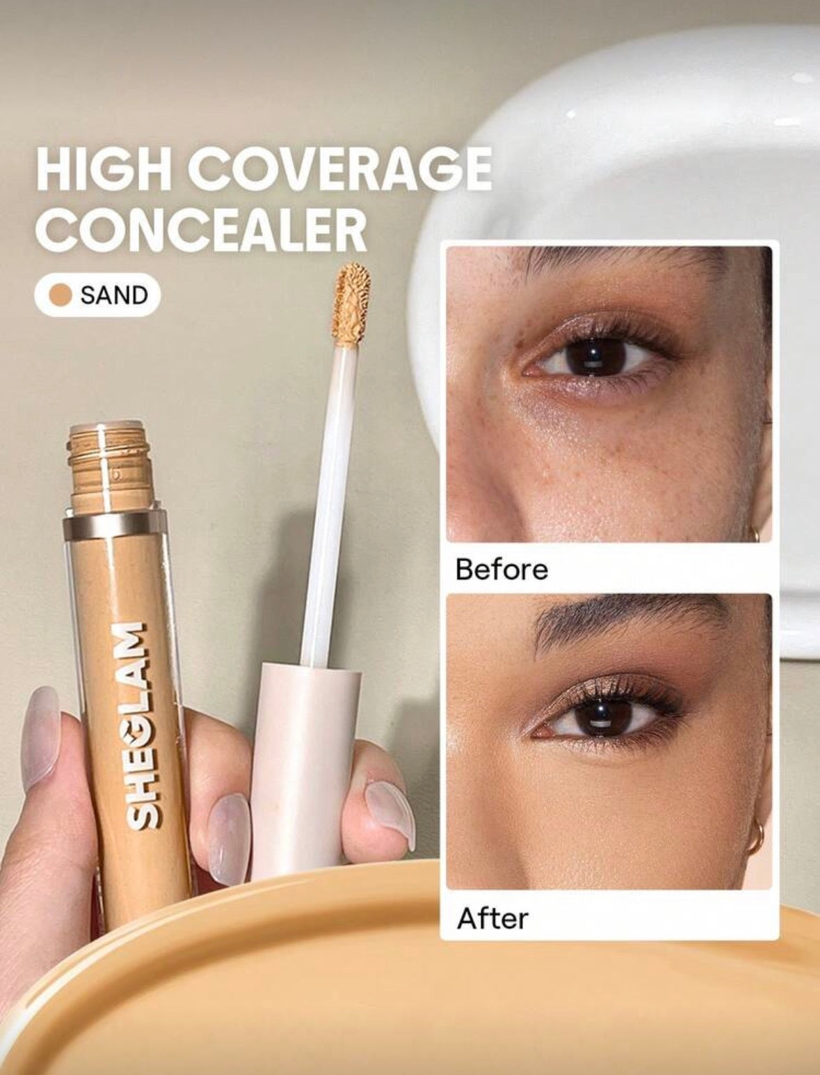 SHEGLAM like magic 12Hr Full Coverage Concealer Matte