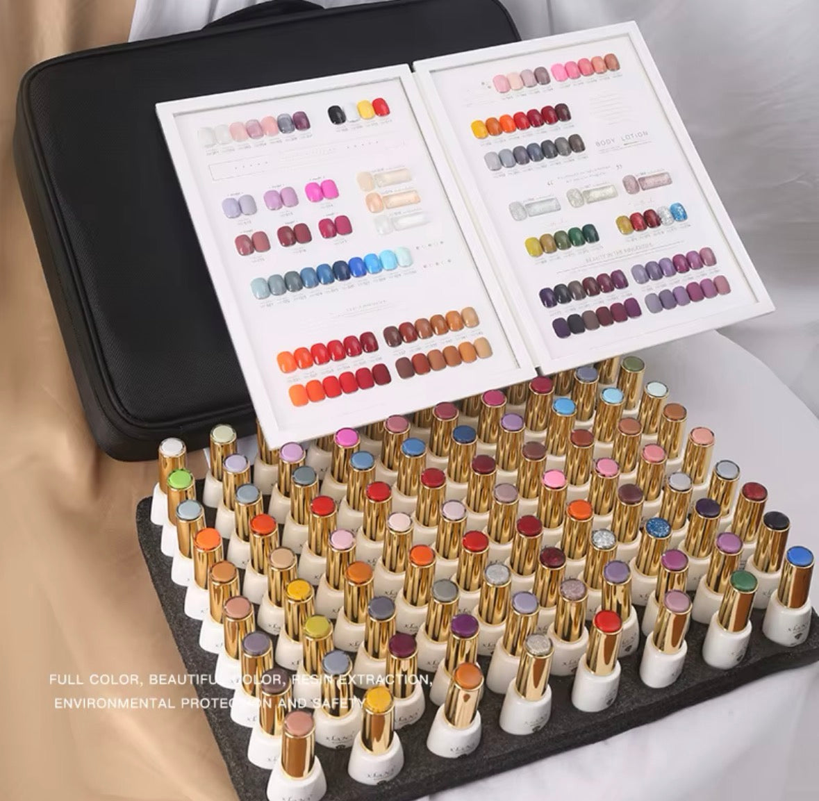 Klana Professional Set 90 colors Gel Polish + Color Display Palette