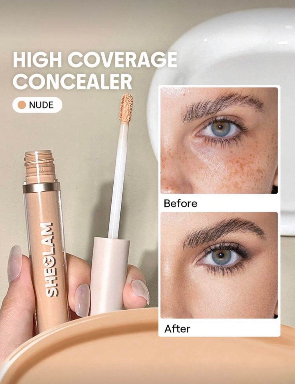 SHEGLAM like magic 12Hr Full Coverage Concealer Matte