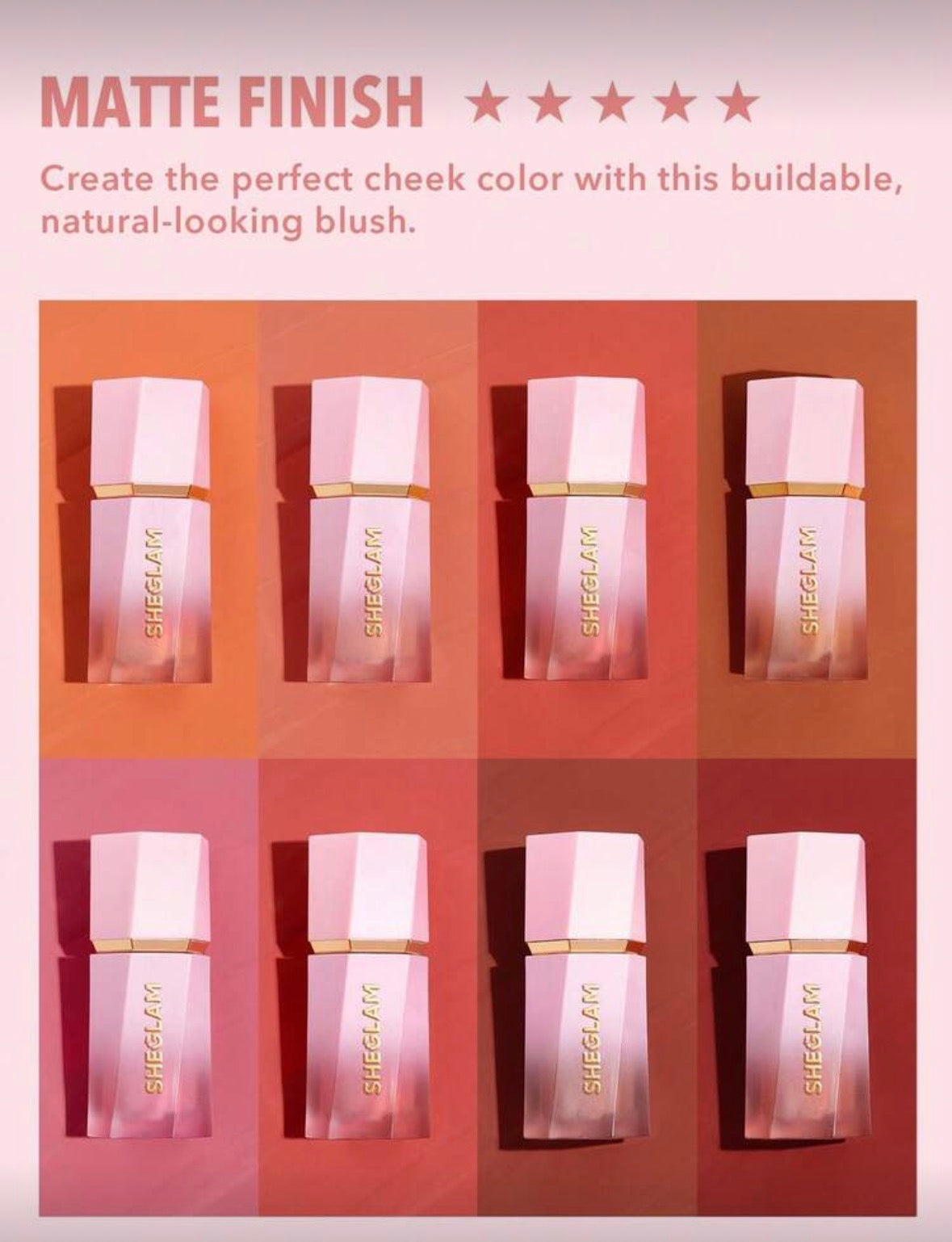 SHEGLAM liquid blush matte