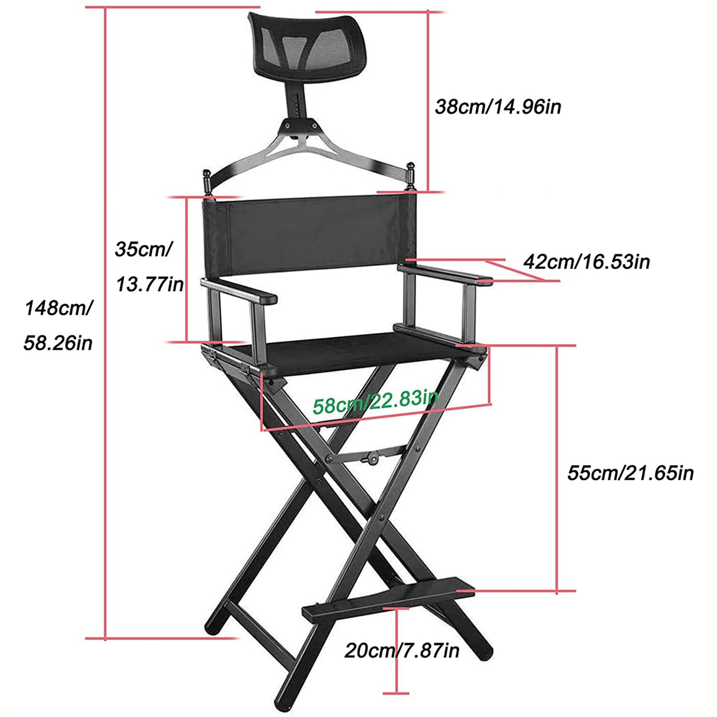 Foldable Makeup Chair