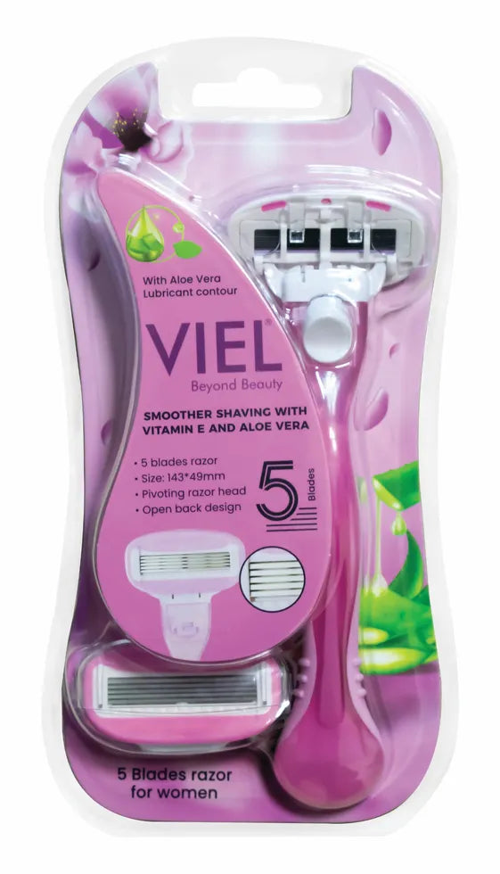 VIEL 5 Blades Razor for Women+1 extra cartridge