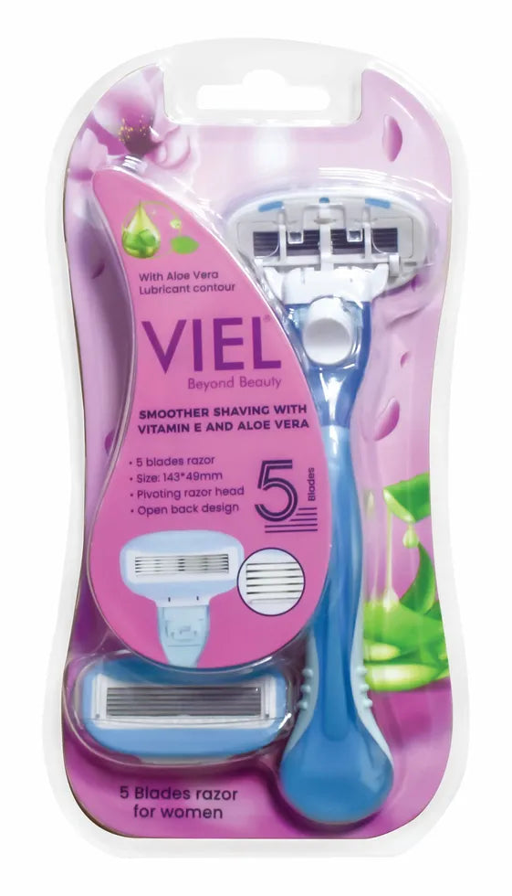 VIEL 5 Blades Razor for Women+1 extra cartridge