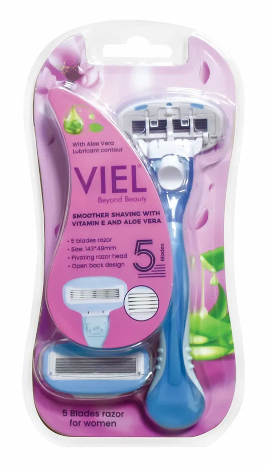 VIEL 5 Blades Razor for Women+1 extra cartridge