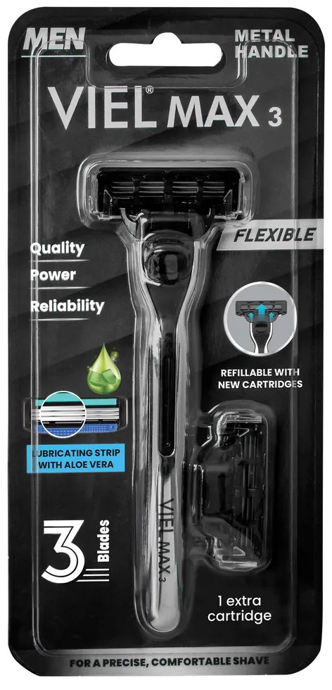 VIEL Max 3 blades + 1 extra Cartridge for Men