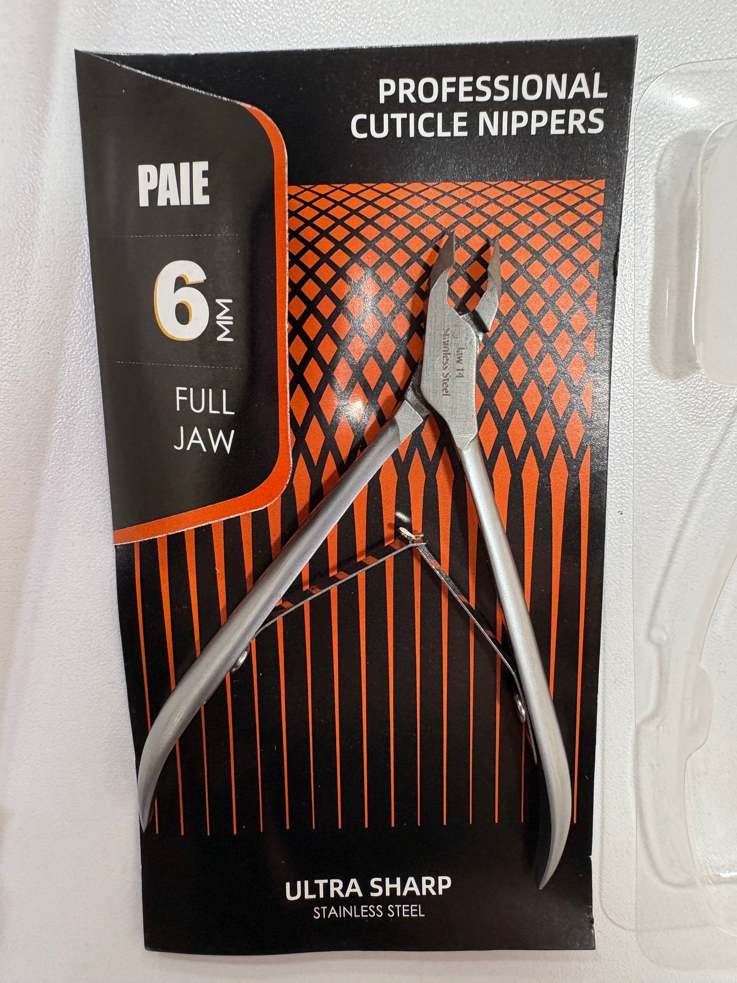 PAIE Professional Cuticle Nipper 6MM Jaw 14